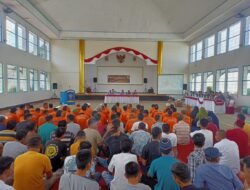 Warga Binaan Lapas Kotaagung Ikuti Sosialisasi Pendidikan Pemilih dan Partisipasi Pemilu 2024 oleh KPU Tanggamus