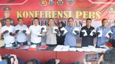 Polres Tuban Berhasil Ungkap Narkoba, Tersangka Pengedar dan Puluhan Ribu Butir Carnophen Disita