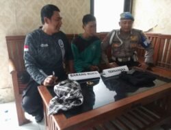 Polisi Berhasil Mengamankan Tersangka Curat di Lamongan Terekam CCTV saat Jual BB
