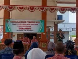 Koramil 0815/16 Pacet Pantau Pembekalan Calon Perangkat Desa