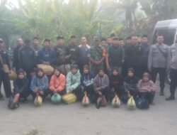 Koramil Mojosari Bareng Polsek Kawal Tes Ayam Jago Calon Warga PSHT