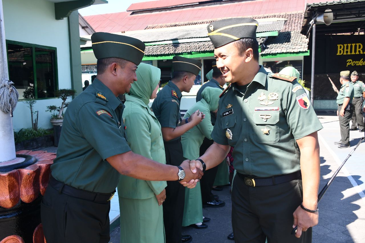 Alih Tugas Perwira, Dandim 0815 : Emban Tugas Dengan Dedikasi, Disiplin Tinggi Sebagai Prajurit TNI