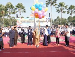 Seru! Ribuan Siswa Baru Ikut MPLS Bareng Wali Kota Mojokerto