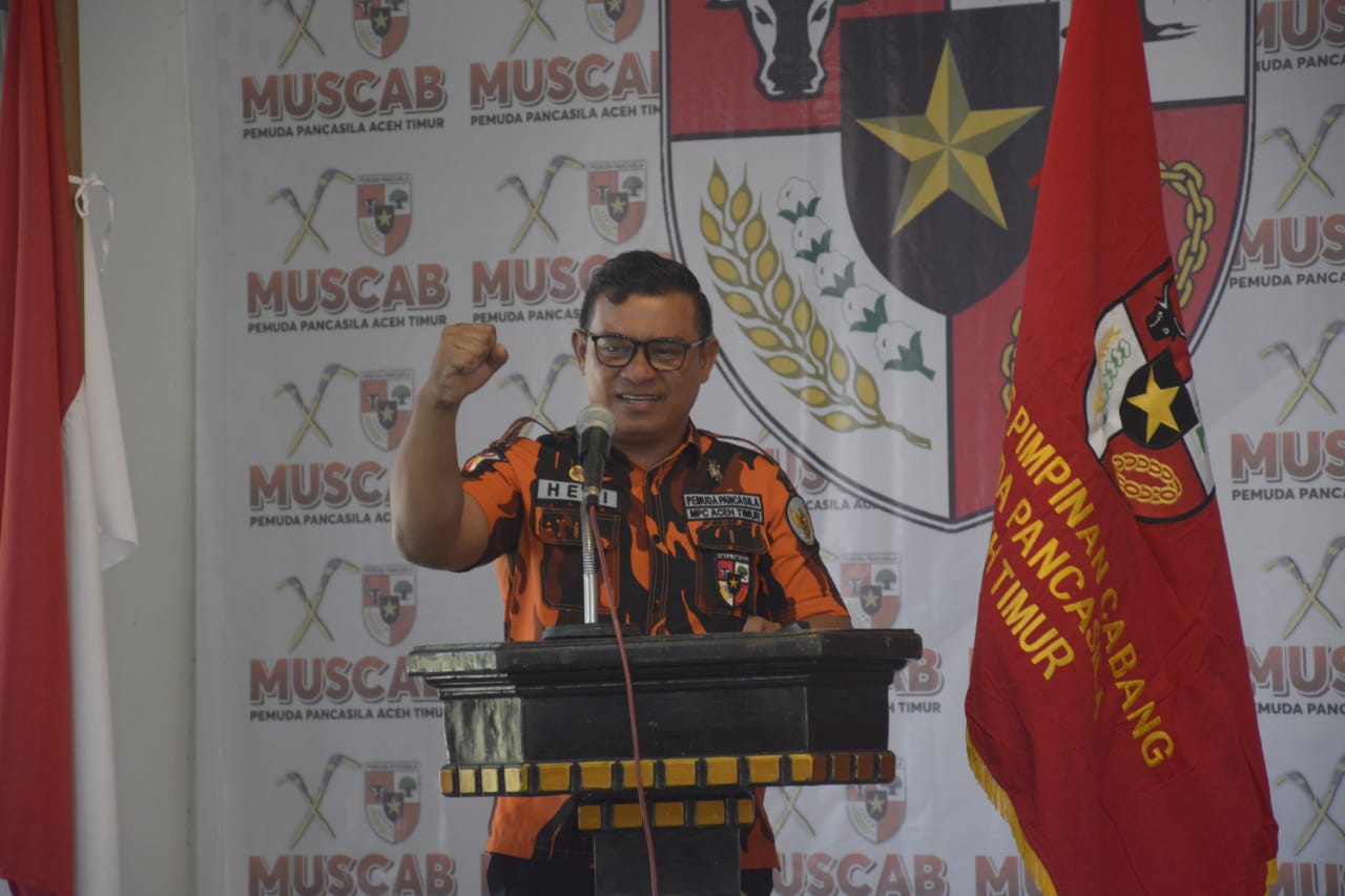 Heriyansyah Terpilih sebagai Ketua Pemuda Pancasila Aceh timur Secara Aklamasi