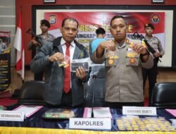 Polres HalSel Tangkap Pengedar Narkotika, 732 Butir Barang Bukti Diamankan