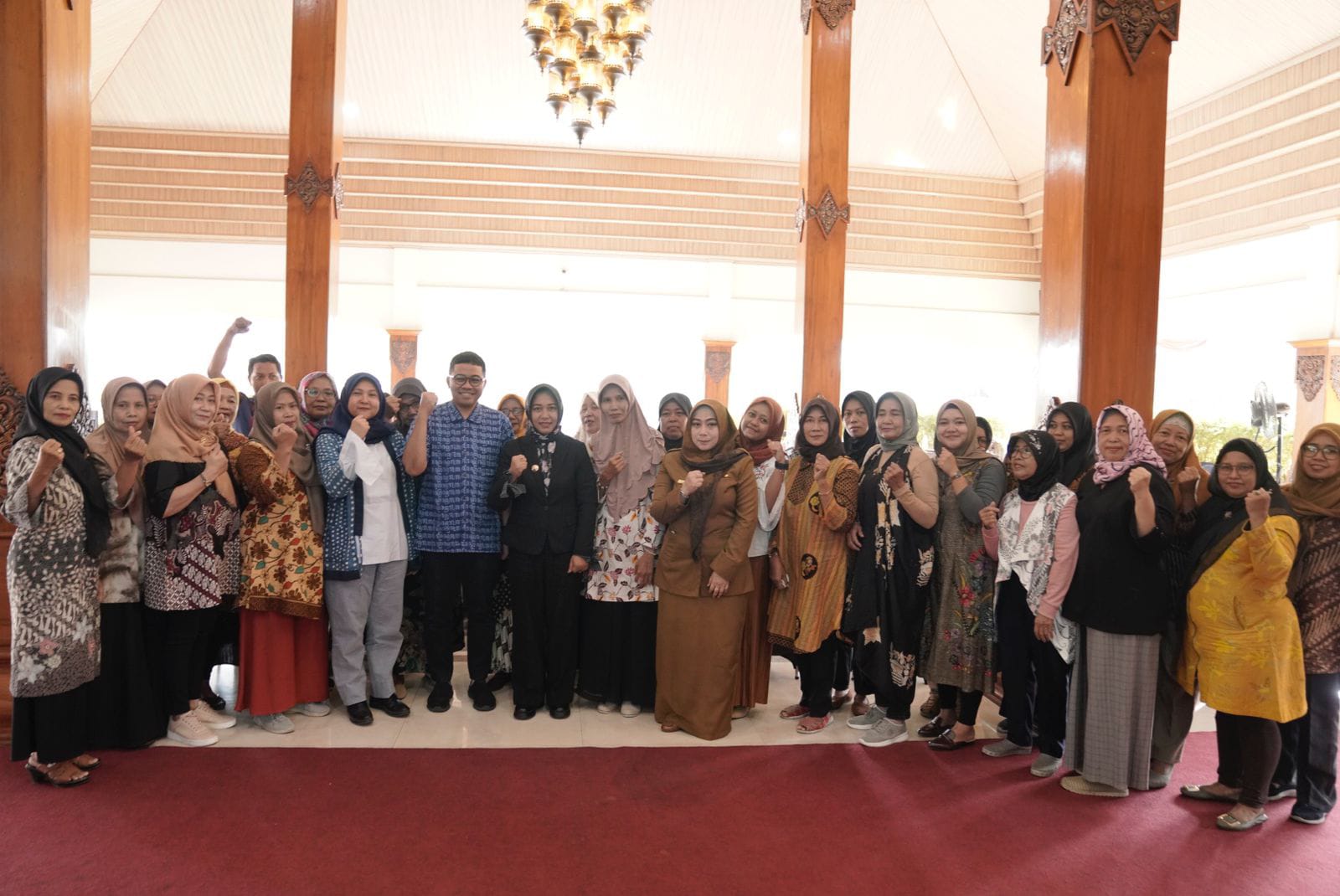 Pelatihan Batik, Wali Kota Mojokerto Harapkan Pengrajin Batik Menarasikan Filosofi Dari Coretan di Atas Kain