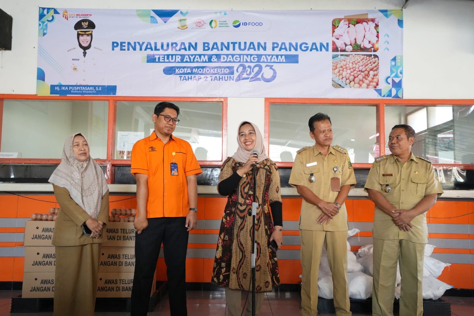 Cegah Stunting, Pemkot Mojokerto Salurkan Cadangan Pangan Pemerintah