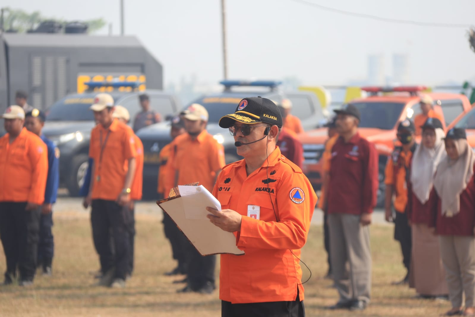 Rawan Kebakaran, BPBD Kabupaten Mojokerto Gelar Apel Siaga Gabungan Pengendalian Karhutla