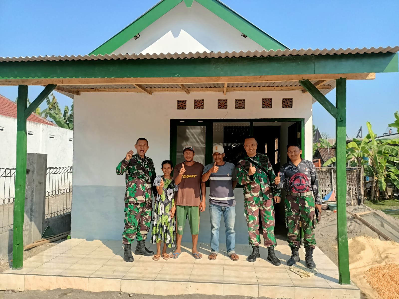 Dandim 0815/Mojokerto Cek Progres Rehab RTLH, Kawasan Utara Sungai Brantas Hingga Trawas