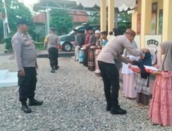 Peringati Tahun Baru Islam, Polsek Pantee Bidari Polres Aceh Timur Santuni Anak Yatim