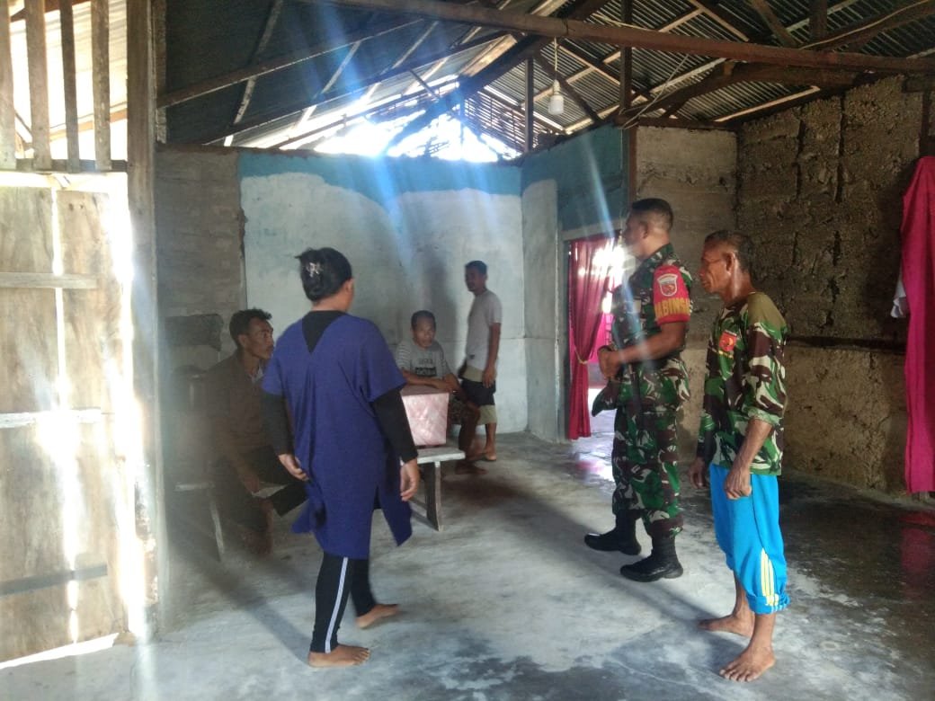 Babinsa Sertu Ruslan, Mengadakan Sweeping Minuman Alkohol Yang Berbasis Captikus