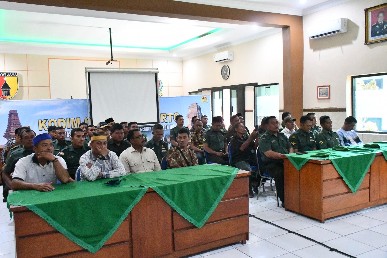Kodim 0815/Mojokerto Bareng BPBD Sosialisasikan Tanggap Bencana