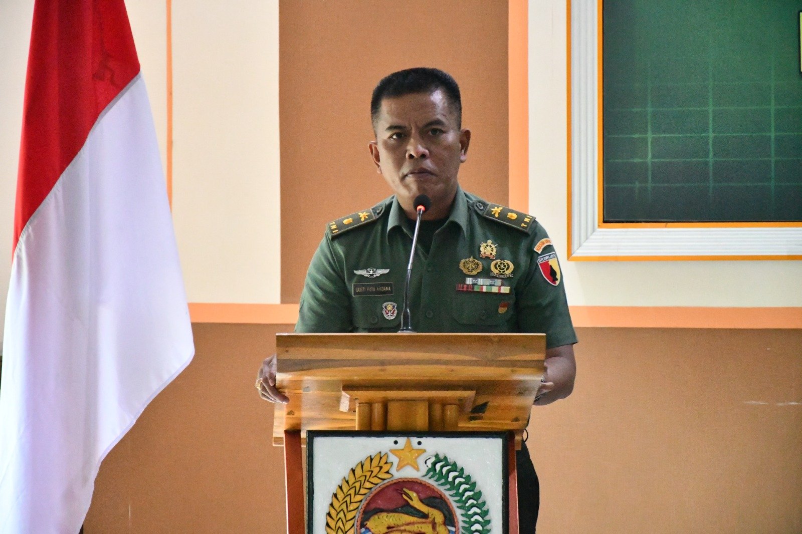 Kodim 0815/Mojokerto Bareng BPBD Sosialisasikan Tanggap Bencana