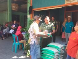Babinsa Koramil 0815/19 Magersari Maksimalkan Pendampingan Penyaluran Bantuan Pangan