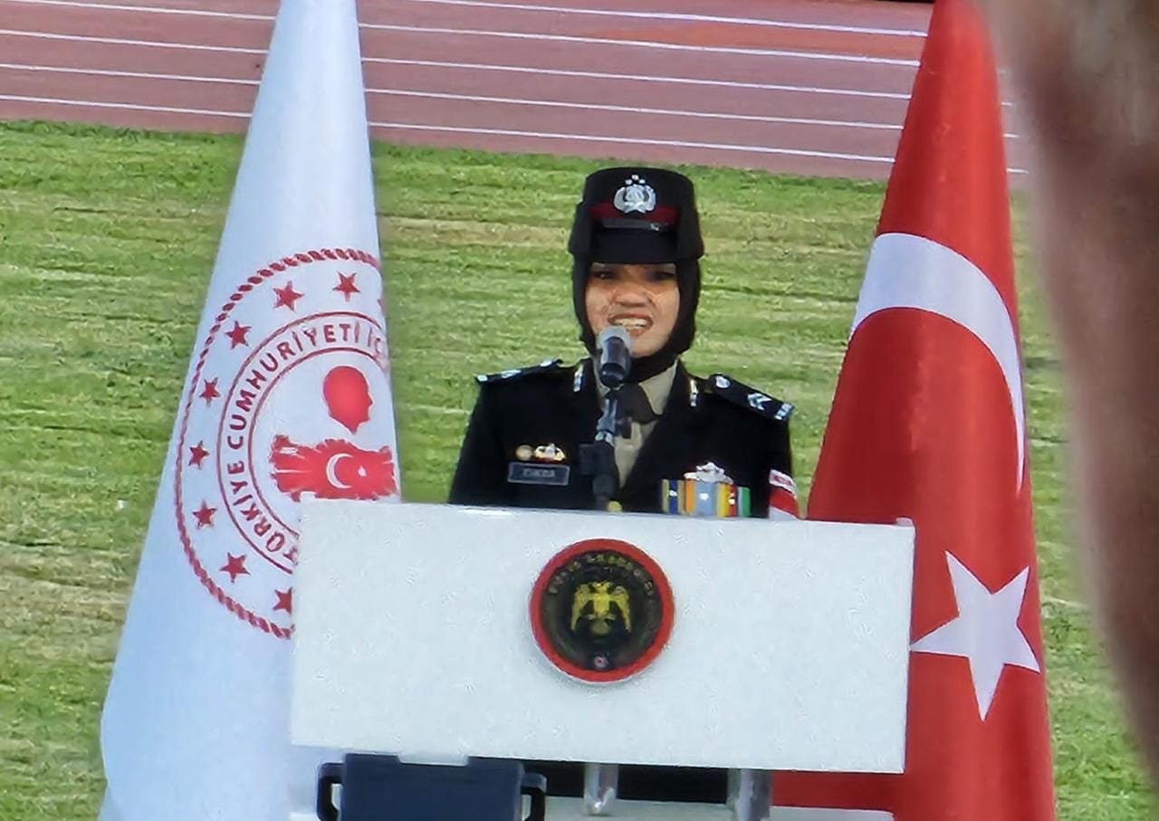 Ranking 5 di Akademi Polisi Turki, Briptu Tiara Dihadiahi Sekolah Perwira