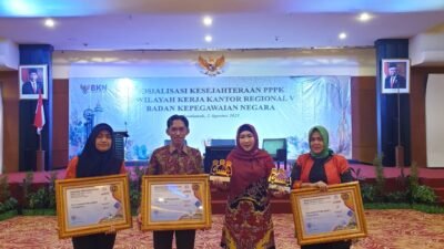 BKN AWARD 2023 Kabupaten Tanggamus Tanggamus Borong 3 Penghargaan