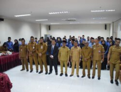 Penjabat (Pj) Bupati Aceh Timur Ir Mahyuddin MSi melantik sejumlah pejabat di lingkungan Pemerintah Kabupaten Aceh Timur