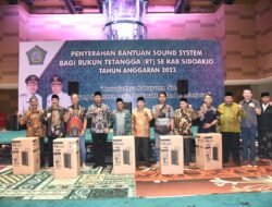 8.820 RT se Kabupaten Sidoarjo Terima Bantuan Sound System