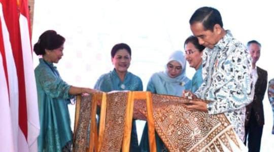 Buka Gelar Batik Nusantara, Presiden Apresiasi Para Pelaku Batik di Tanah Air