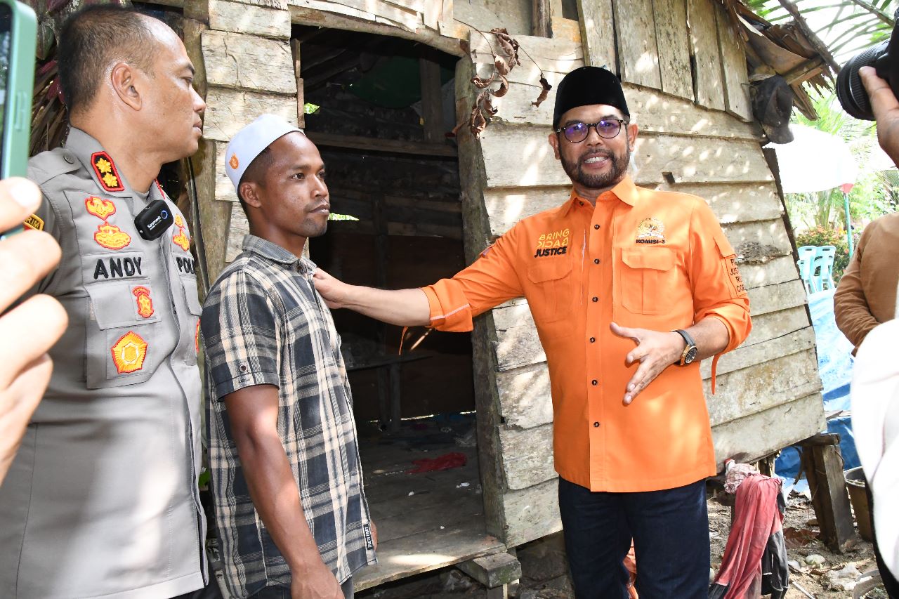 Bangun Rumah Untuk Warga, Anggota Komisi III DPR RI Apresiasi Kinerja Kapolres Aceh Timur