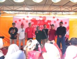 Semangat Agustus, Warga Lingkungan Perteng Gelar Jalan Sehat