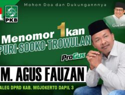 Caleg DPRD Kabupaten Mojokerto Dapil 3, M. Agus Fauzan Menomor 1kan Puri-Sooko-Trowulan
