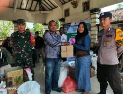 Babinsa Koramil 0815/06 Kemlagi Dampingi Penyerahan Bantuan Jatim Puspa 2023