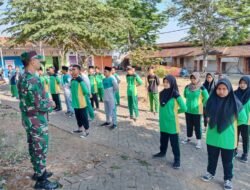 Tingkatkan Kedisiplinan, Koramil 0815/16 Pacet Edukasi Pelajar MTs Hikmatul Amanah