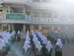 Latih Siswa MTs Thoriqul Ulum & MA Wahid Hasyim, Babinsa Koramil 0815/17 Trawas Bekali Ini