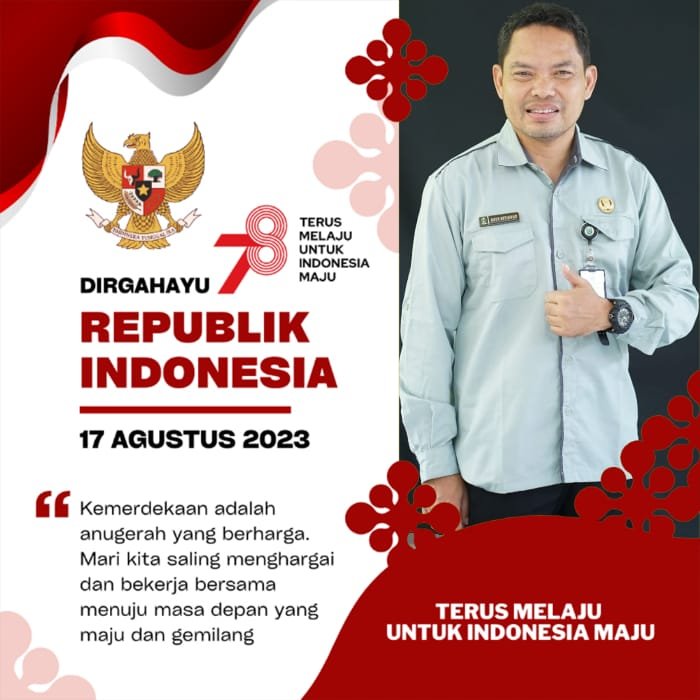 SMAN 1 Kedamean Kabupaten Gresik Mengucapkan Dirgahayu RI Ke-78