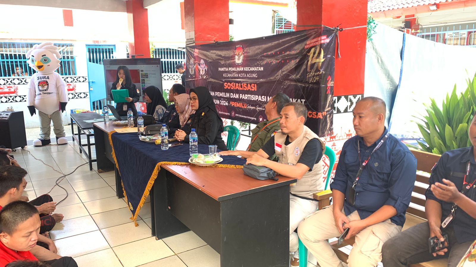 Gandeng KPU Kabupaten Tanggamus, Rutan Kota Agung Laksanakan Sosialisasi Pemilu Kepada WBP