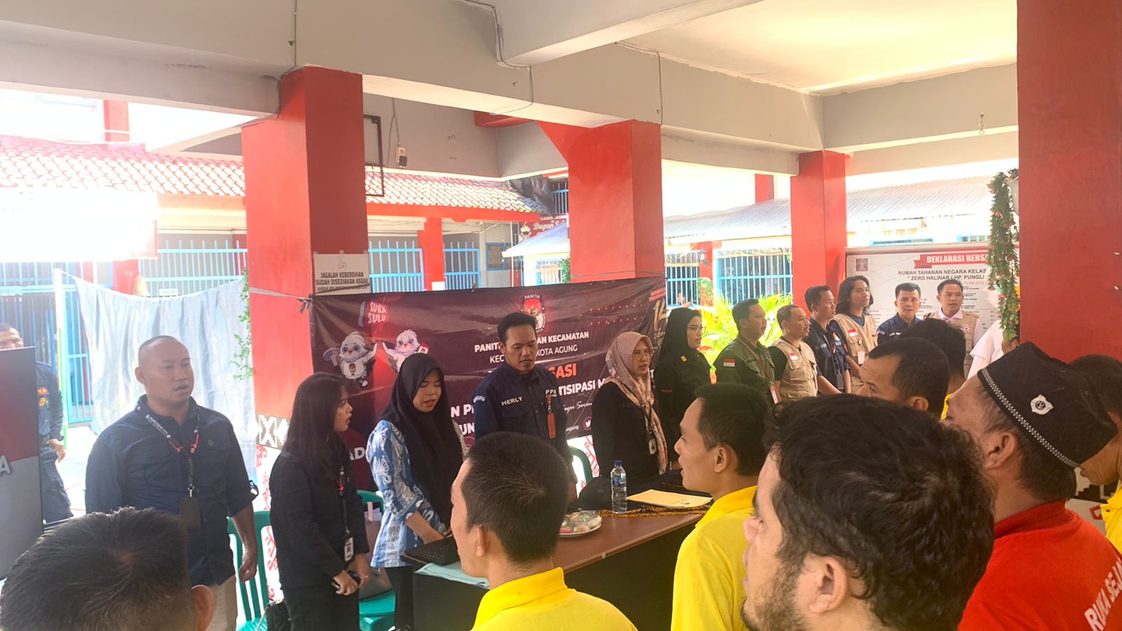 Gandeng KPU Kabupaten Tanggamus, Rutan Kota Agung Laksanakan Sosialisasi Pemilu Kepada WBP