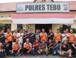 Jalin Komunikasi dan Silaturahmi Bersama Insan Pers, Kapolres Tebo Gelar Coffee Morning