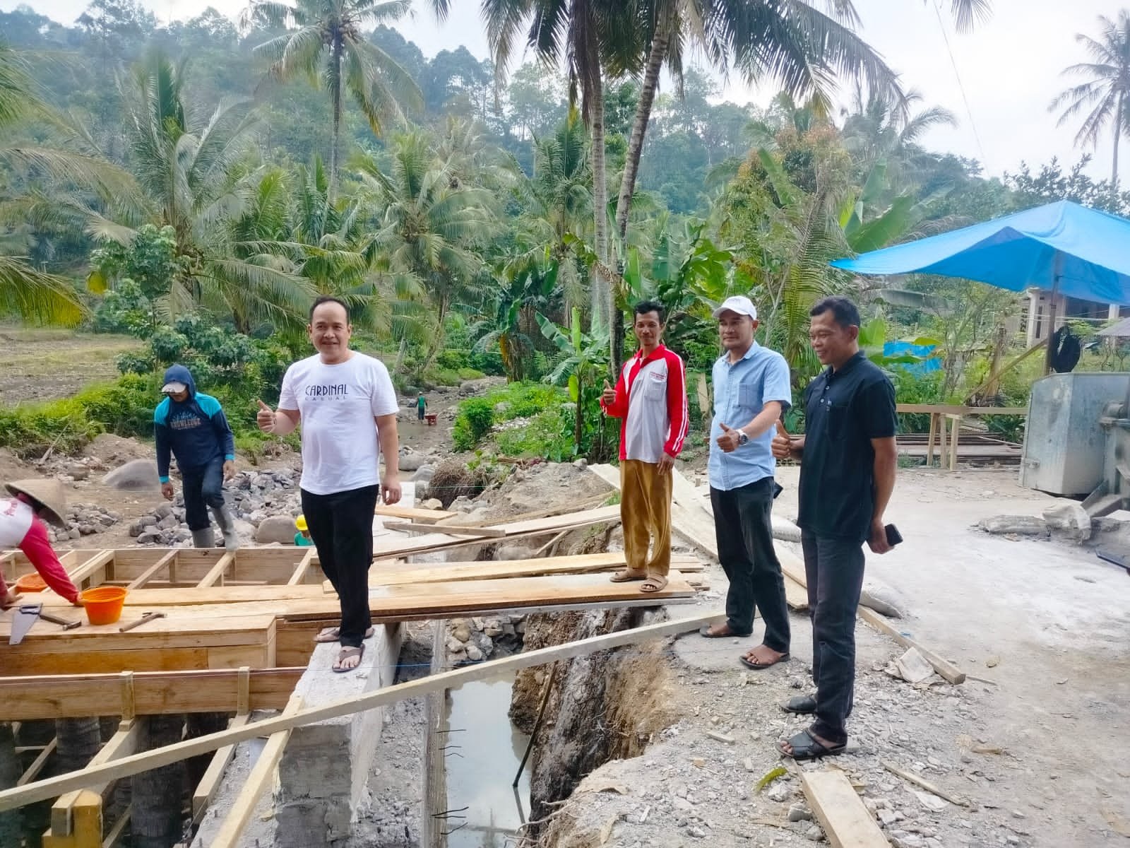 Jembatan Gelagar Beton Menjadi perioritas Realisasi Dana Desa Tahap Dua Tahun 2023, Kepala Pekon Way Pering