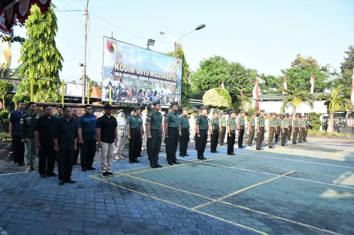 Pimpin Apel Pagi, Kasdim 0815/Mojokerto Perkuat Soliditas Kinerja Staf