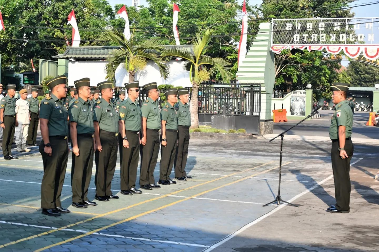 Pimpin Apel Pagi, Kasdim 0815/Mojokerto Perkuat Soliditas Kinerja Staf