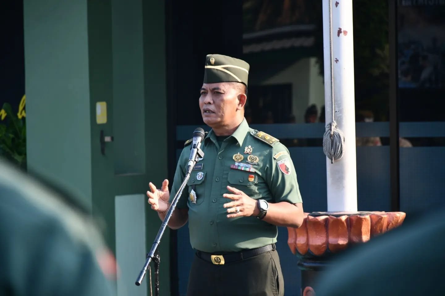 Pimpin Apel Pagi, Kasdim 0815/Mojokerto Perkuat Soliditas Kinerja Staf