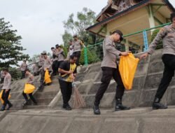 Dalam rangka menyambut Hari Kemerdekaan RI yang ke 78 Kapolres Tebo dan jajaran lakukan kegiatan Goro