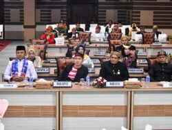 Dandim Mojokerto Bersama Jajaran Forkopimda Mendengarkan Pidato Kenegaraan Presiden RI