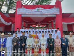 Bupati Tanggamus Pimpin Upacara Peringatan HUT RI Ke 78