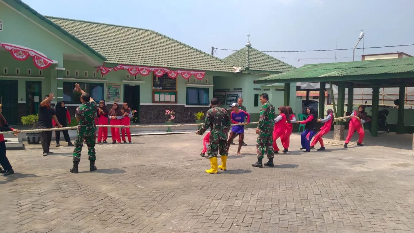 Semarakan Hari Lahir Bangsa Indonesia, Koramil Jetis Gelar Berbagai Lomba Permainan