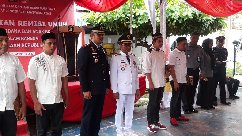 Bupati Aceh Timur Ir. Mahyuddin, M.Si. Menghadiri HUT Ke-78 Di Lapas Kelas II B IDI
