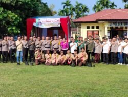 Kapolres AKBP I Wayan Arta Ariawan, S.H., S.I.K.,M.H, pimpinan penanaman seribu di kabupaten Tebo