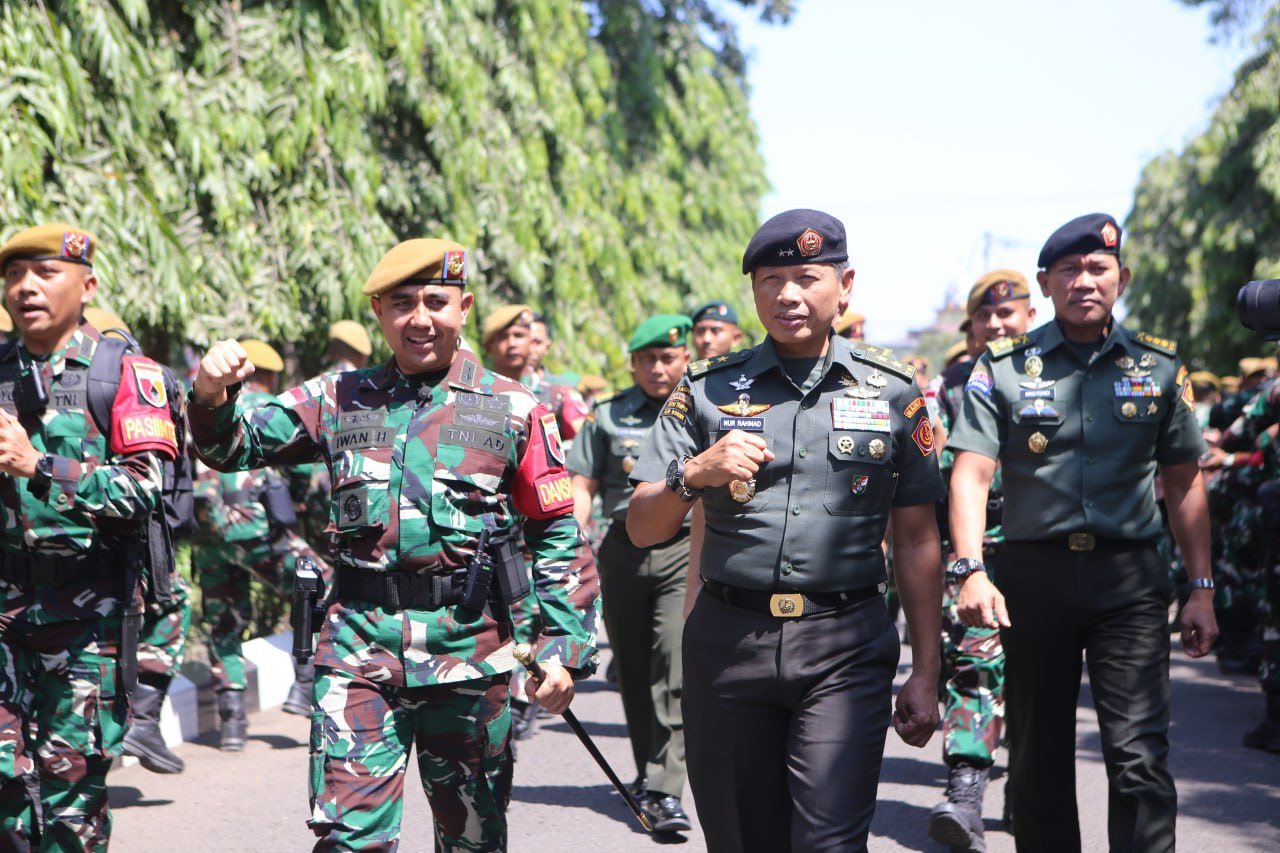 Asops Panglima TNI Pastikan Kesiapan Pasukan Sriti