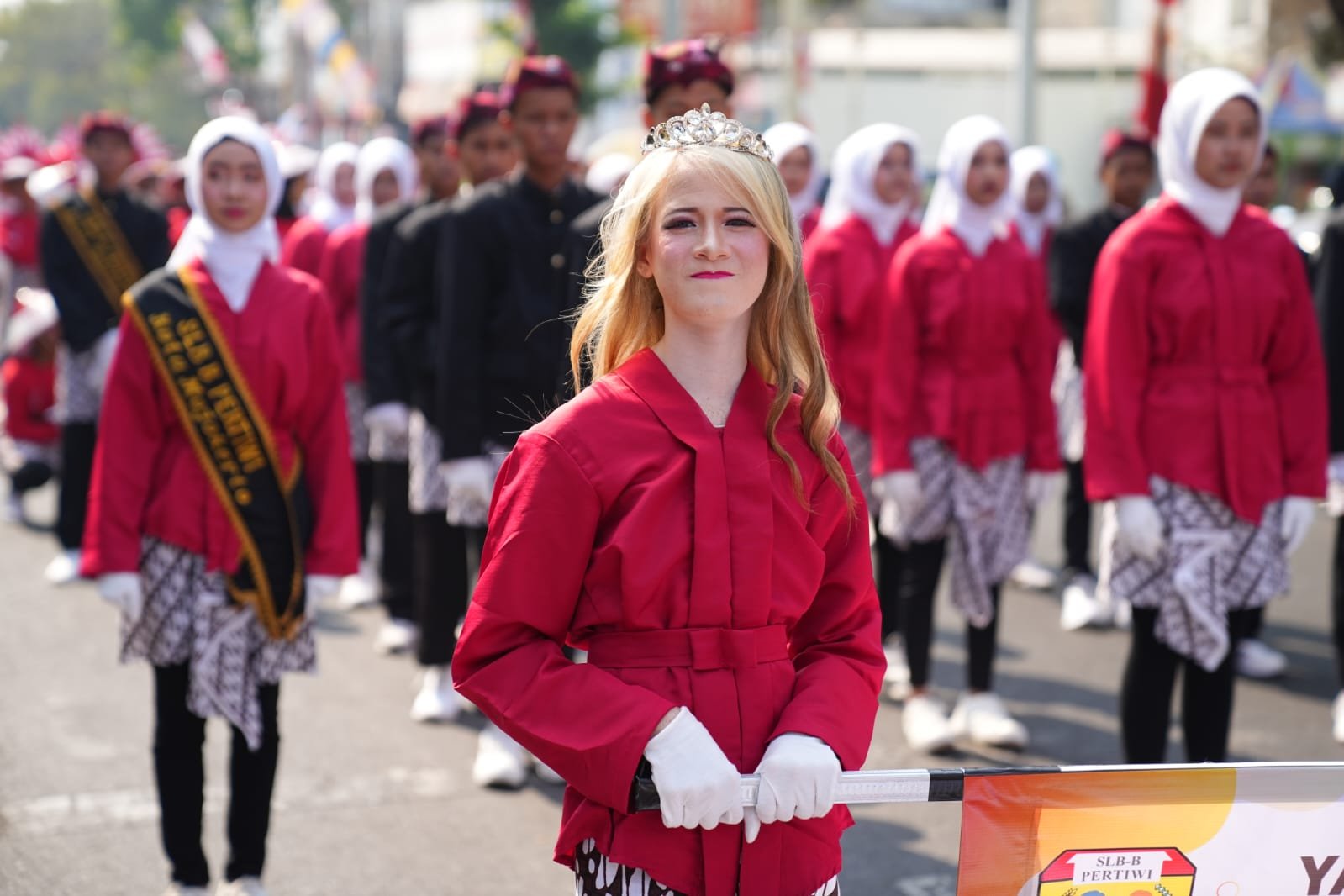 Gerak Jalan Tematik, Warnai Perayaan HUT RI di Kota Mojokerto