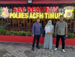 Akhirnya Rita Rahmi Bides Seuneubok Jalan Buka Suara Buat Laporan Ke Reskrim Polres Aceh Timur