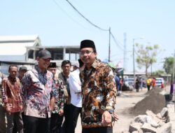 Gus Muhdlor Sidak Proyek Betonisasi Banjarsari – Damarsi, Progres Surplus 9 Persen