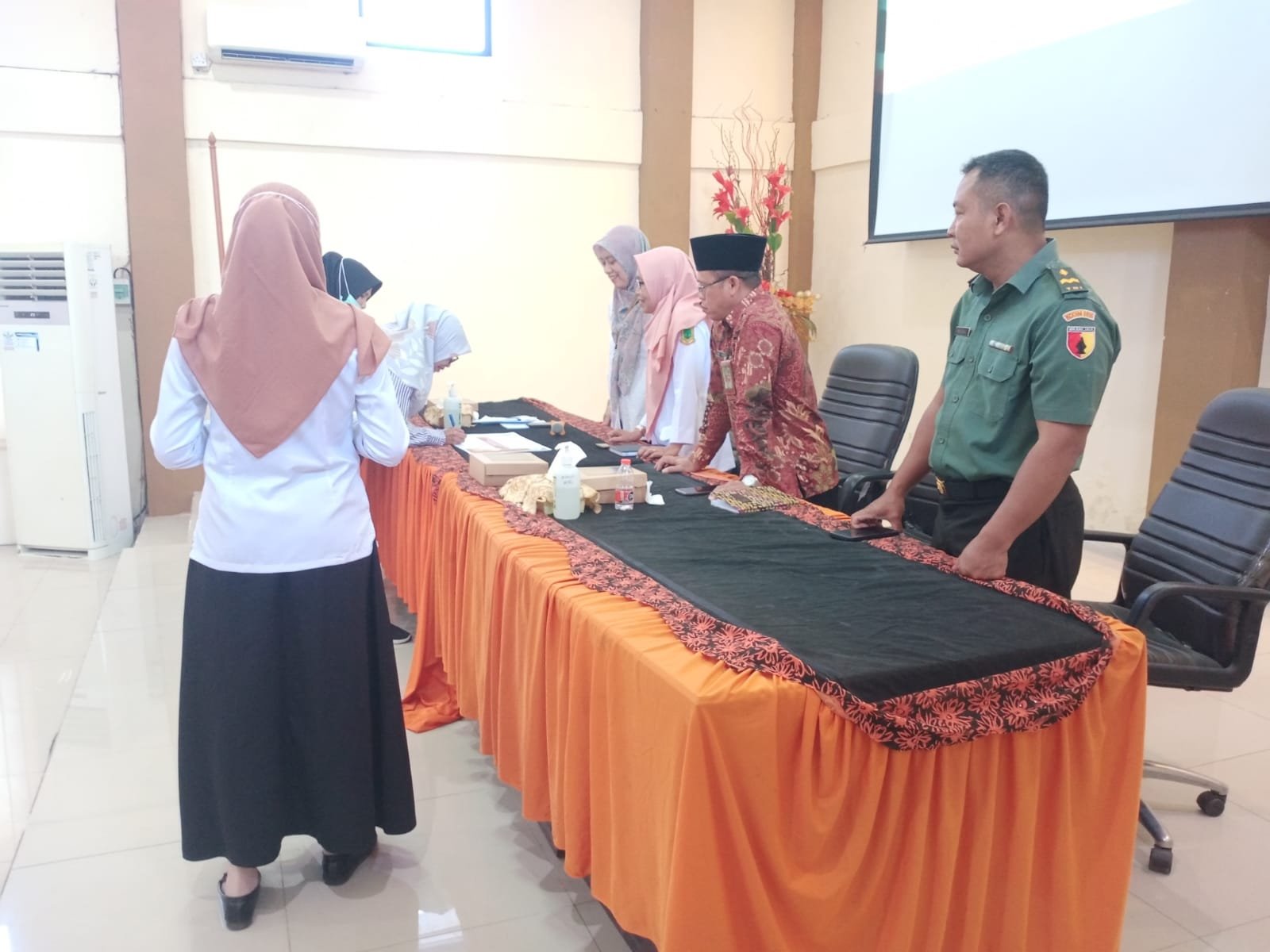 Danramil Magersari Hadiri Minilok Lintas Sektor PKM Kedundung