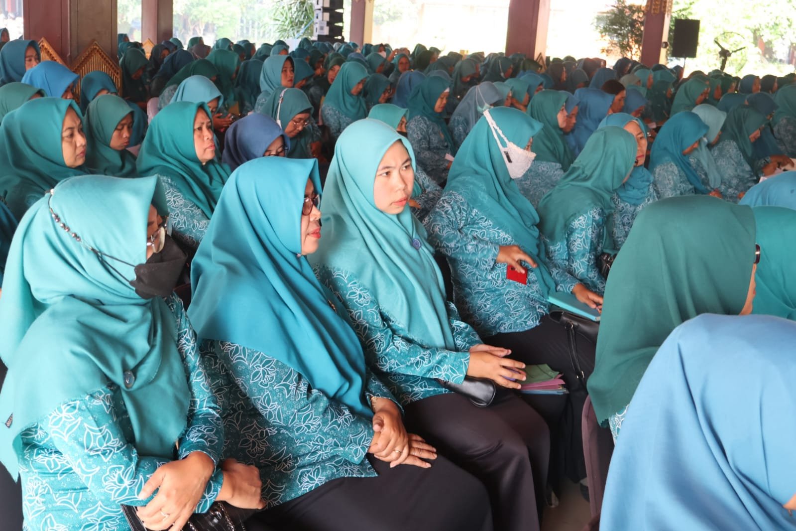 Bina TP PKK, Bupati Mojokerto Imbau Pentingnya Literasi Digital Di Dunia Maya