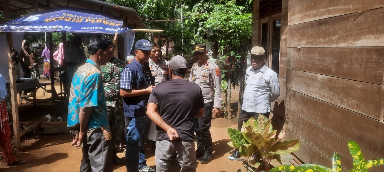 Muspika Kecamatan Dan TKSK Darul Aman Menindaklanjuti Laporan Masyarakat Desa Bagok Panah Sa